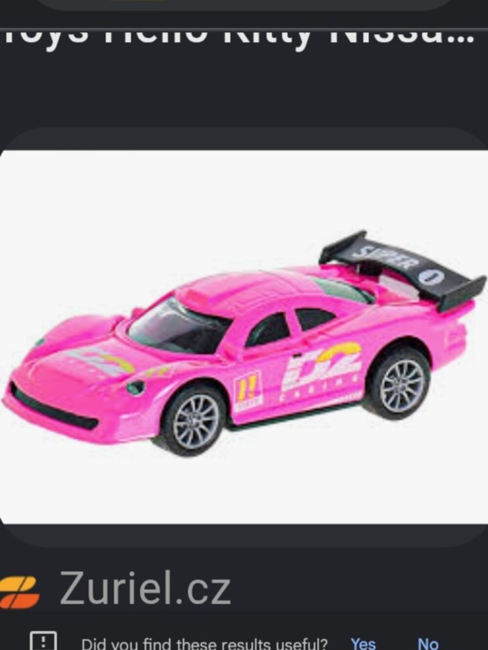 1:43 scale pink die-cast toy car pull back feature powered action boys girls fun